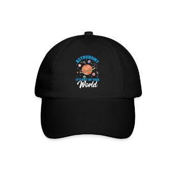 Astronomy It's Out Of This World Astronomer - Baseball Cap - black/black - Front