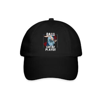 Guitariste Basse Bassiste Musicien Basse Guitare - Casquette classique - noir/noir - Devant