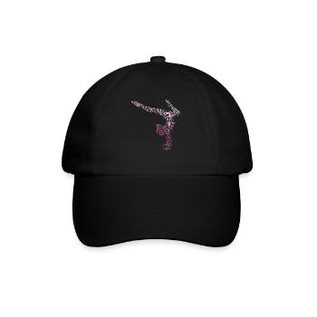 Rhythmische Kunstsportgymnastik - Baseballkappe - Schwarz/Schwarz - Vorne