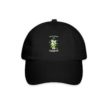 Are you lucky? - Baseball Cap - black/black - Front