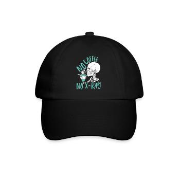 Pas de café Pas de radiographie Rad Tech - Casquette classique - noir/noir - Devant