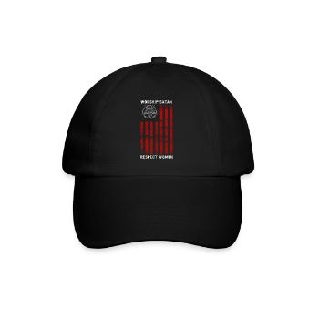 front 69101603191548027 - Baseballkappe - Schwarz/Schwarz - Vorne