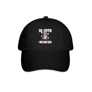 Satan Beelzebub Devil Gothic Pentagram Mystical - Baseball Cap - black/black - Front
