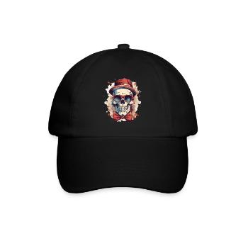 Skull Skull Hat Lunettes de soleil Noeud papillon - Casquette classique - noir/noir - Devant