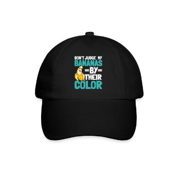 Banana Bread Baker Bakery Baking Chef Cook Food - Baseball Cap - black/black - Front