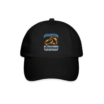Célébrant par le pouvoir conféré au ministre de mariage - Casquette classique - noir/noir - Devant