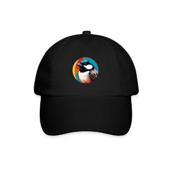 Meise - Baseballkappe - Schwarz/Schwarz - Vorne