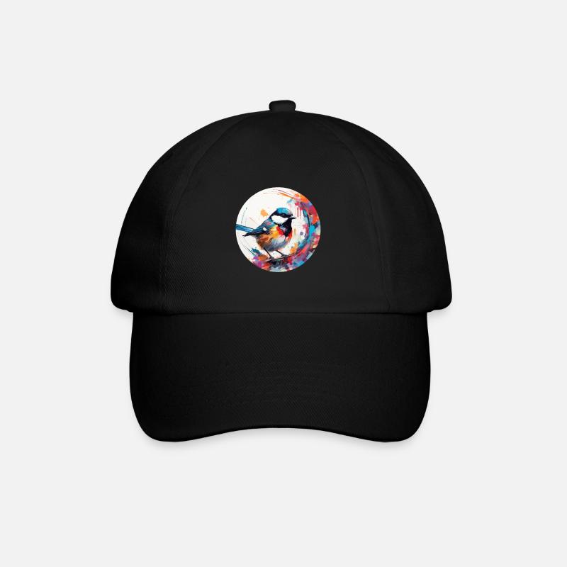 Meise - Baseballkappe - Schwarz/Schwarz