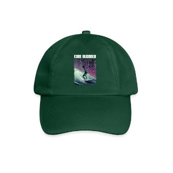 Code blooded - Baseball Cap - bottle green - Front