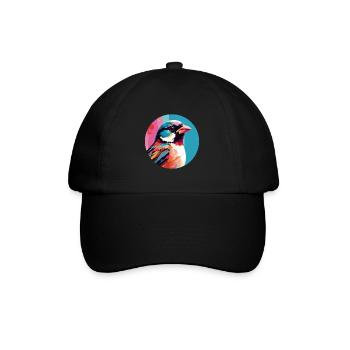 Moineau domestique - Casquette classique - noir/noir - Devant