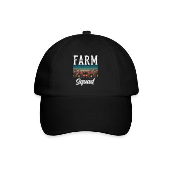 Farm Team Agriculture Farmer Farmer Farmer - Baseball Cap - black/black - Front