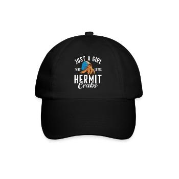 Hermit Crab Gifts - Baseball Cap - black/black - Front
