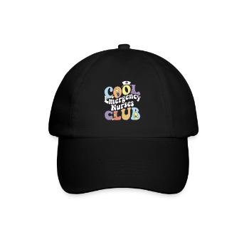 Cool Emergency Nurses Club Registered ER Nurse - Baseball Cap - black/black - Front