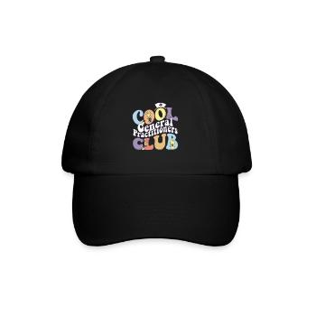 Cool General Practitioners Club Medical Doctor - Baseballkappe - Schwarz/Schwarz - Vorne