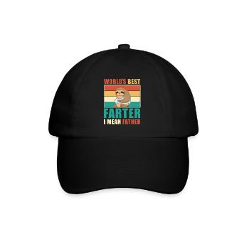 Le meilleur père au monde - Drôle de papa - Casquette classique - noir/noir - Devant