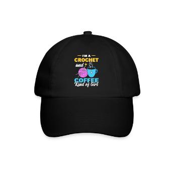 Crochet & Coffee Girl Coffee & Crochet Lovers - Casquette classique - noir/noir - Devant