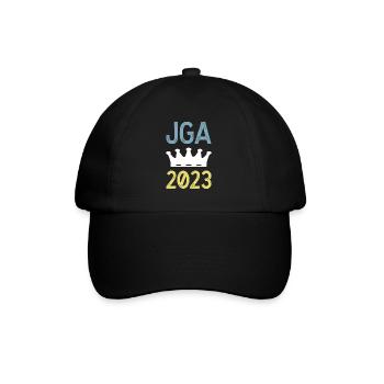 Jga 2023 Junggesellenabschied - Baseballkappe - Schwarz/Schwarz - Vorne