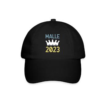 Malle 2023 Couronne - Casquette classique - noir/noir - Devant