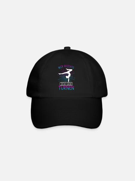 Mir Reichts Ich Geh Turnen Handstand Trainer Turn - Baseballkappe - Schwarz/Schwarz