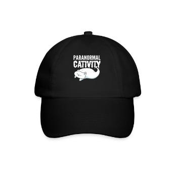 Paranormal Cat Ghostbusters - Baseball Cap - black/black - Front