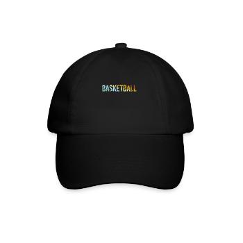 Basketball Retro - Baseballkappe - Schwarz/Schwarz - Vorne
