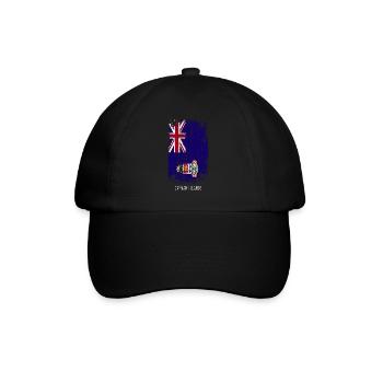 Souvenir avec le drapeau du pays des îles Caïmans - Casquette classique - noir/noir - Devant