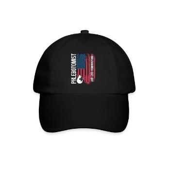 Phlebotomist Phlebotomist Live Love Venipuncture - Baseball Cap - black/black - Front