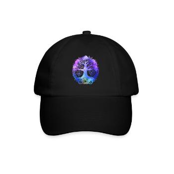Tree of Yoga Life Spirituality and Meditation - Baseball Cap - black/black - Front