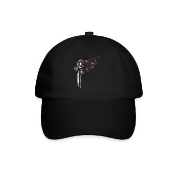 Corn Snake Dandelion Flower For Dandelions Lover - Baseball Cap - black/black - Front