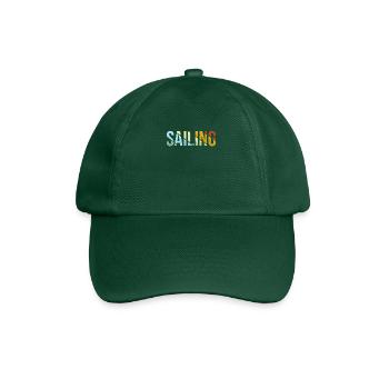 Rétro de la voile - Casquette classique - vert bouteille - Devant
