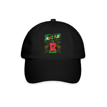 Let's Paw & Play I ́m 12 Years Old Today Laser Tag - Baseball Cap - black/black - Front