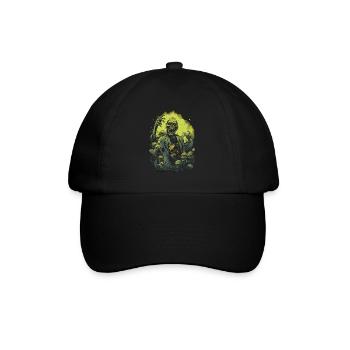 Morts-vivants Halloween: Zombie se bat avec une horde de morts-vivants - Casquette classique - noir/noir - Devant