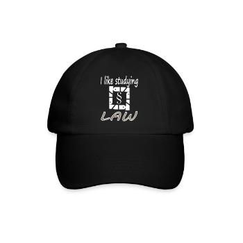 Law School Law Student Law School Gift - Baseball Cap - black/black - Front