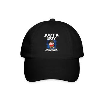 Watermelon - Baseball Cap - black/black - Front