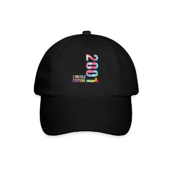 18 JAHRE 18. GEBURTSTAG LIMITED EDITION 2001 - Baseballkappe - Schwarz/Schwarz - Vorne