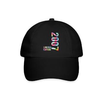 18 JAHRE 18. GEBURTSTAG LIMITED EDITION 2007 - Baseballkappe - Schwarz/Schwarz - Vorne