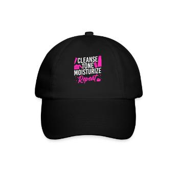 Cute Licensed Esthetician Skincare - Baseball Cap - black/black - Front
