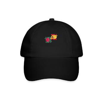 Bangladesh Spain Vintage Flag Bangladeshis - Baseball Cap - black/black - Front
