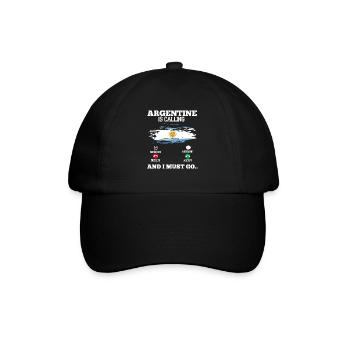 Argentina - Baseball Cap - black/black - Front
