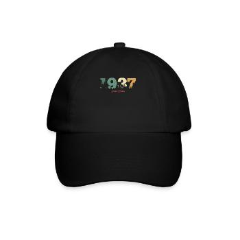 Vintage 1937 Cadeau d’anniversaire - Casquette classique - noir/noir - Devant