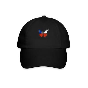 Chile - Baseballkappe - Schwarz/Schwarz - Vorne