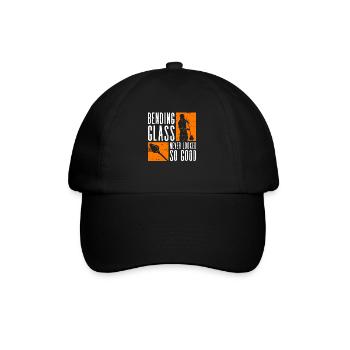 Le verre cintré n’a jamais été aussi beau - le soufflage de verre - Casquette classique - noir/noir - Devant