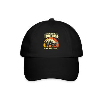 Rétro I’m Like A Tortoise Slow And Steady Turtle V - Casquette classique - noir/noir - Devant