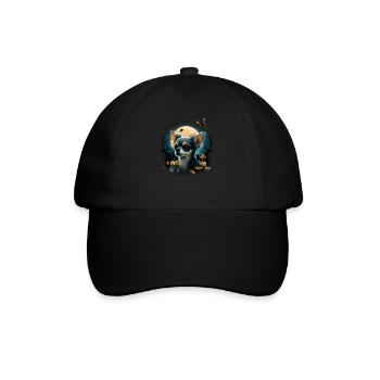 Chihuahua Costume d'Halloween - Citrouille - Casquette classique - noir/noir - Devant