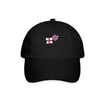 Angleterre Drapeau britannique de l’anglais britannique - Casquette classique - noir/noir - Devant