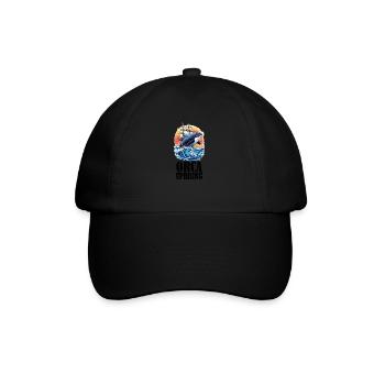 Join the Orca Uprising Inspired Killer Whale - Baseballkappe - Schwarz/Schwarz - Vorne
