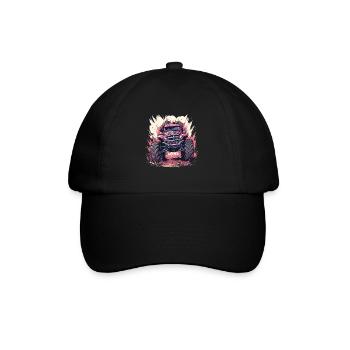 Monster truck - Baseball Cap - black/black - Front