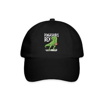 Pongasaurus Rex Ping Pong Master Table Drôle - Casquette classique - noir/noir - Devant