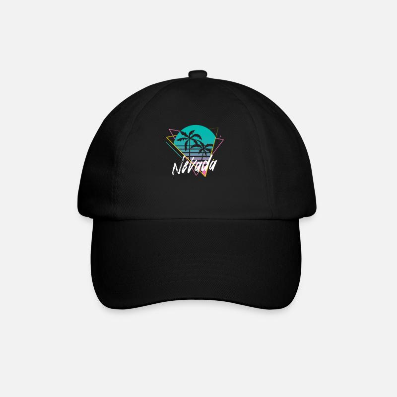 Nevada - Baseballkappe - Schwarz/Schwarz