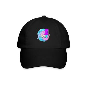 Fille - 10e anniversaire Sirène - Fille - Casquette classique - noir/noir - Devant